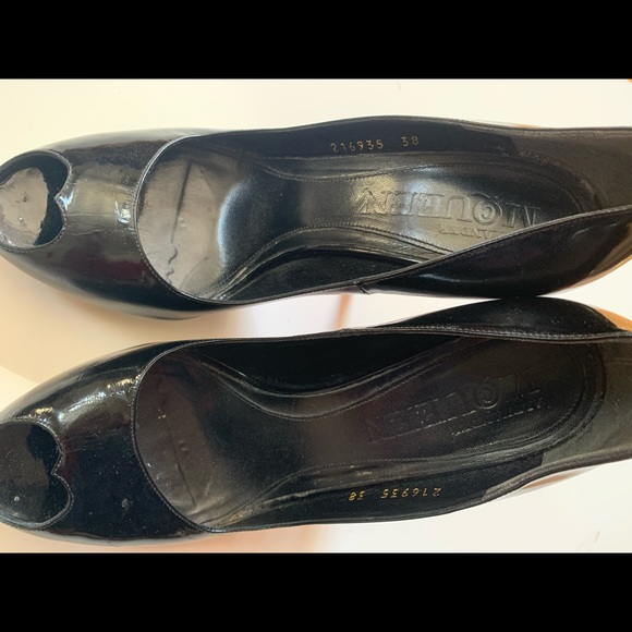 FINAL SALE - Alexander McQueen pink-sole open-toe heels 38 - Picture 11 of 16